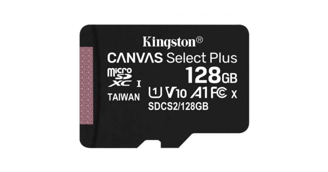 MEMÓRIAKÁRTYA 128GB KINGSTON SD MICRO CANVAS SELECT PLUS (SDXC CLASS 10 A1)